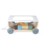Janod Húzható kocsi építőkockákkal Sweet Cocoon