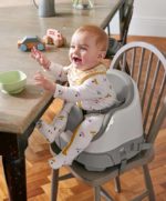 Baby Bug 3az1ben etető-és aktívszék játéktálcával - Pebble Grey