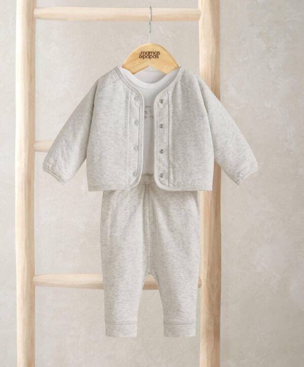 3 részes vastag szürke szett