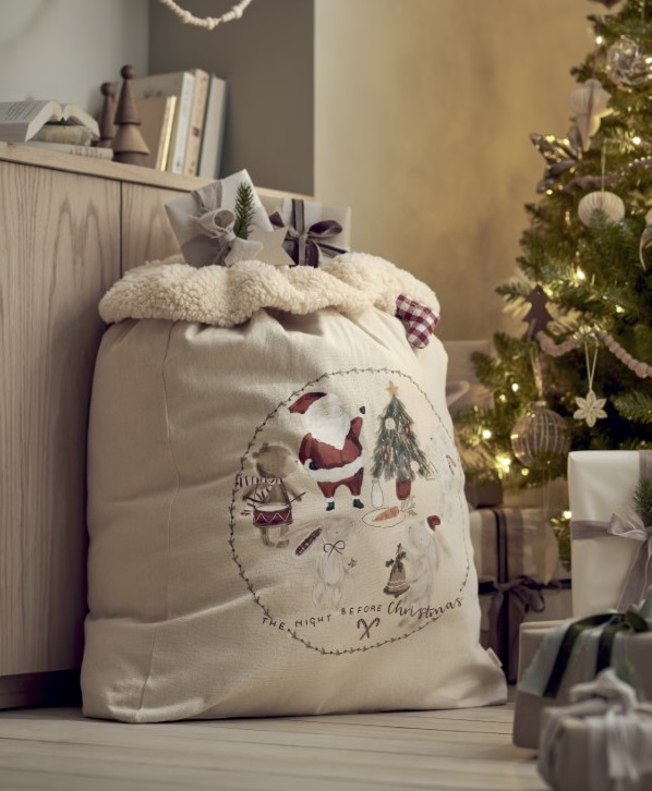 Nagy karácsonyi zsák - Calico 2025