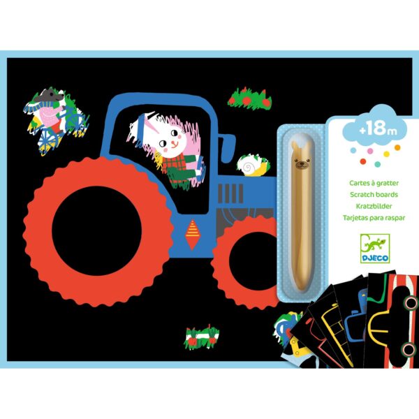 Djeco Karckép technika - Jármű felfedező - Learning about vehicles