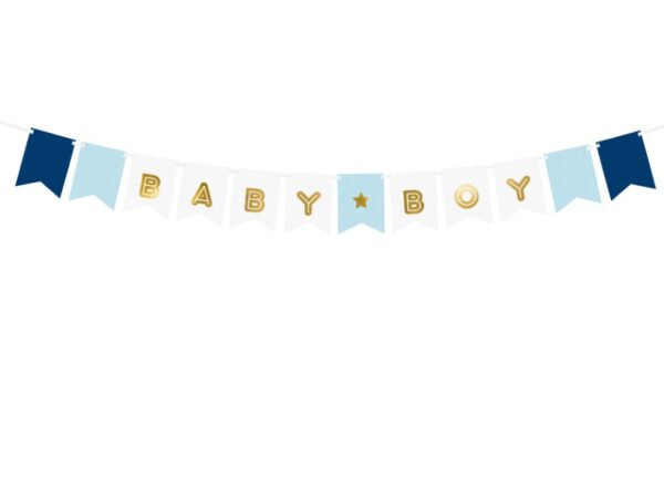 Party girland, Baby Boy, 15x160 cm