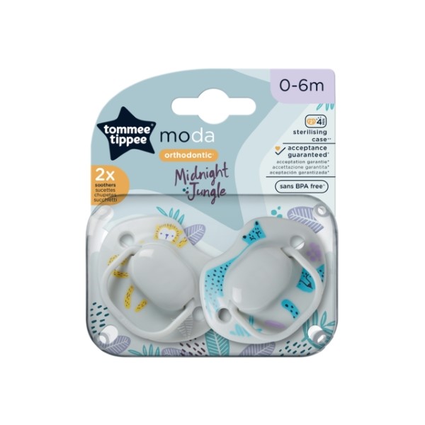 tommee tippee Moda játszócumi 0-6 hó, 2db