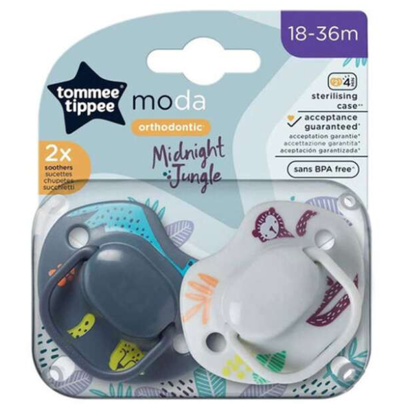tommee tippee Moda játszócumi 18-36 hó, 2db
