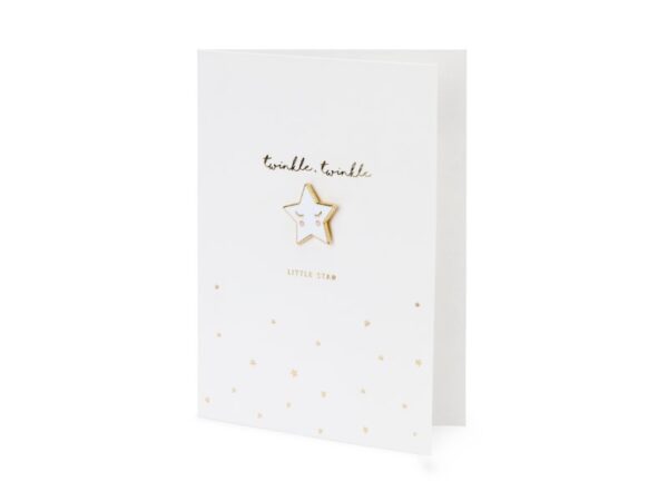 Üdvözlőkártya, Twinkle, 10.5x14.8 cm