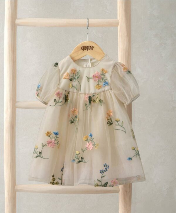 Virágmintás hálós ruha