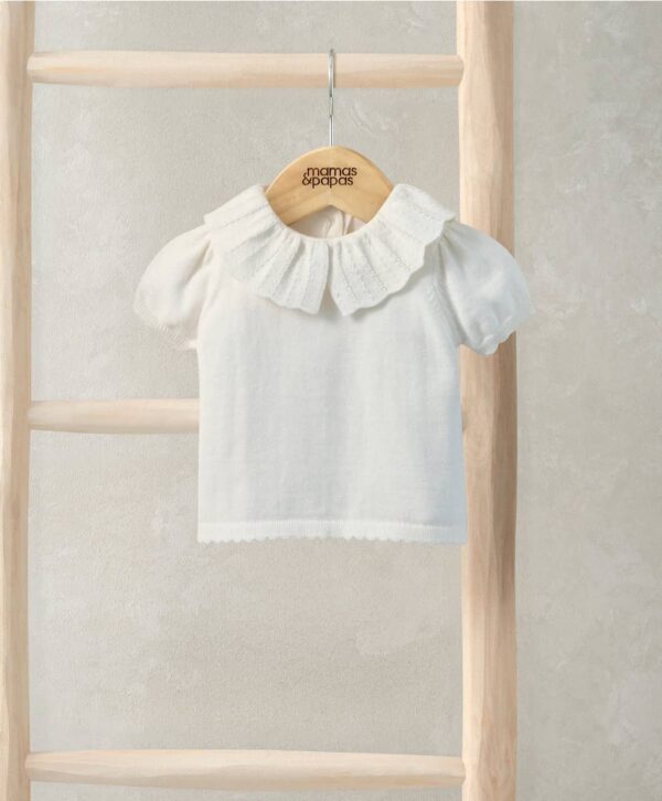 Fehér kötött felső